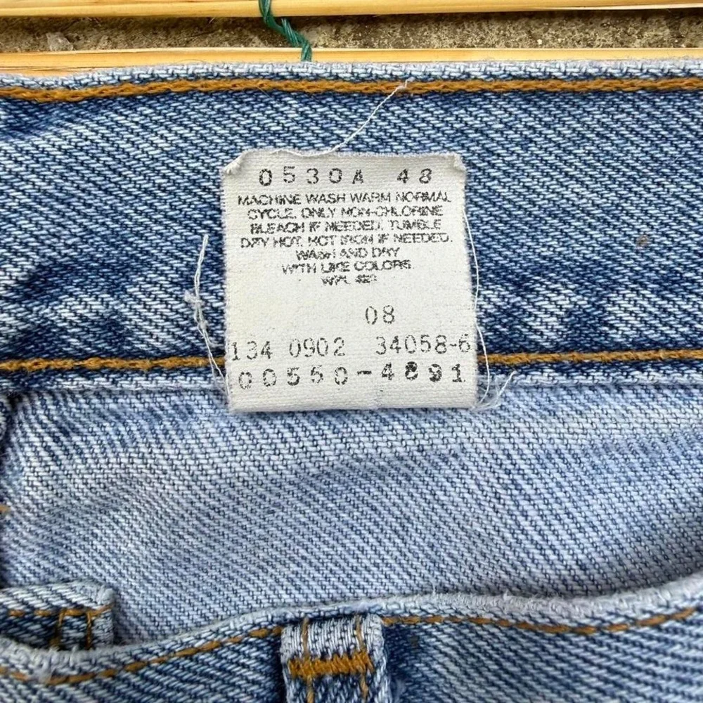 Levi's 550 Relaxed Fit Jeans Light Blue Denim‎ Size W34 L30